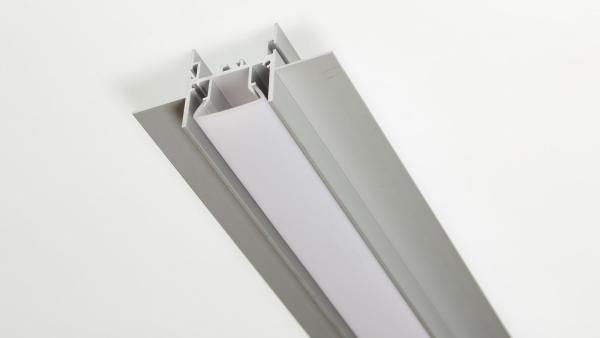 Алюминиевый профиль для натяжных потолков 508 (2500х72х35мм с рассеивателем)