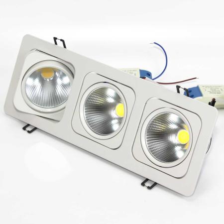 Светодиодный светильник встраиваемый 120.3 series white housing BW137 (30W, 220V, day white)