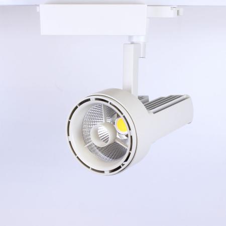 Светодиодный светильник трековый JH-GDD 2L PX67 (50W, 220V, white body, 30deg, day white)