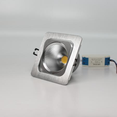 Светодиодный светильник встраиваемый 120.1 series silver housing BW131 (10W,220V,day white)