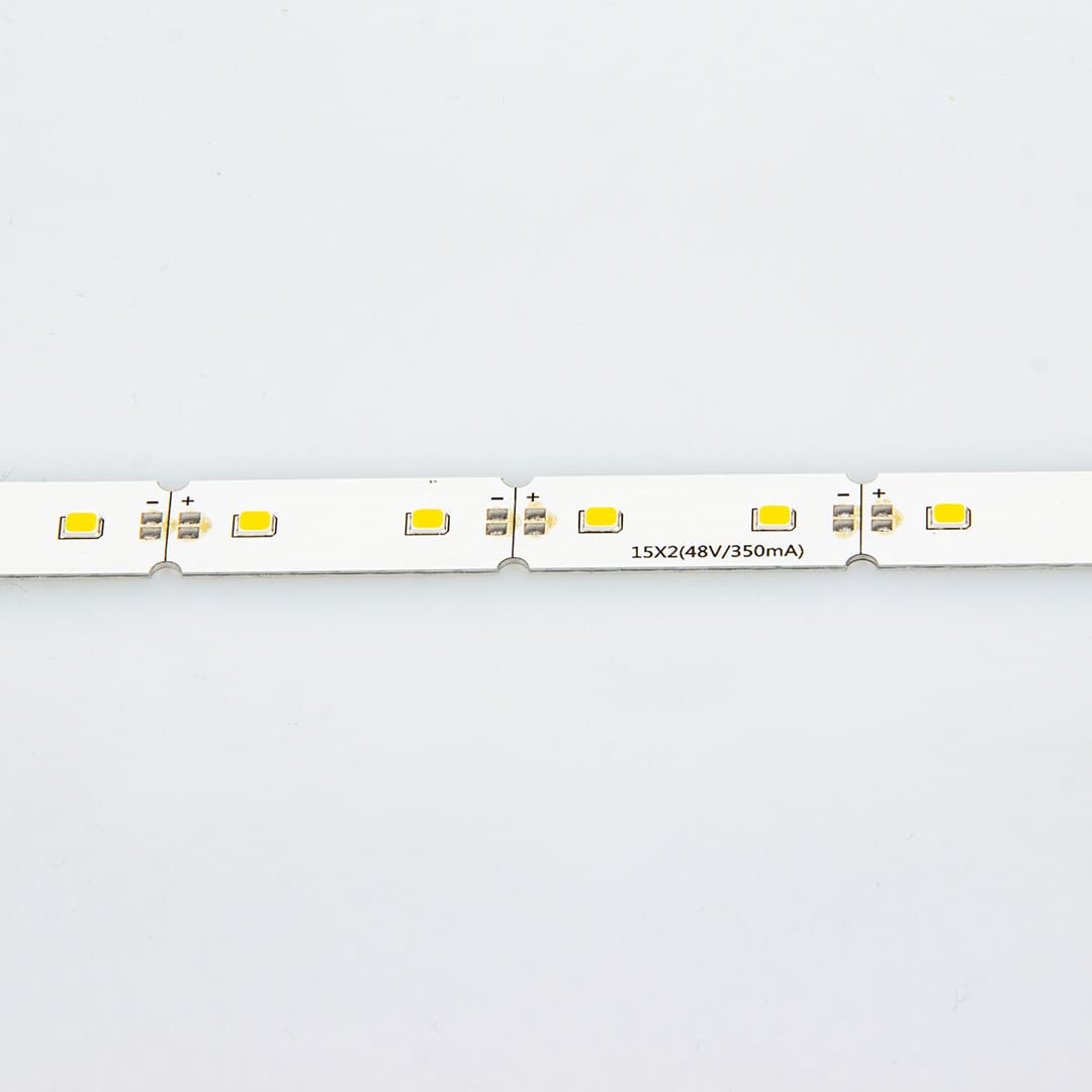 Светодиодная линейка токовая сегментированная AN1, 2835 30led 48V 350mA 17W white 498*12mm