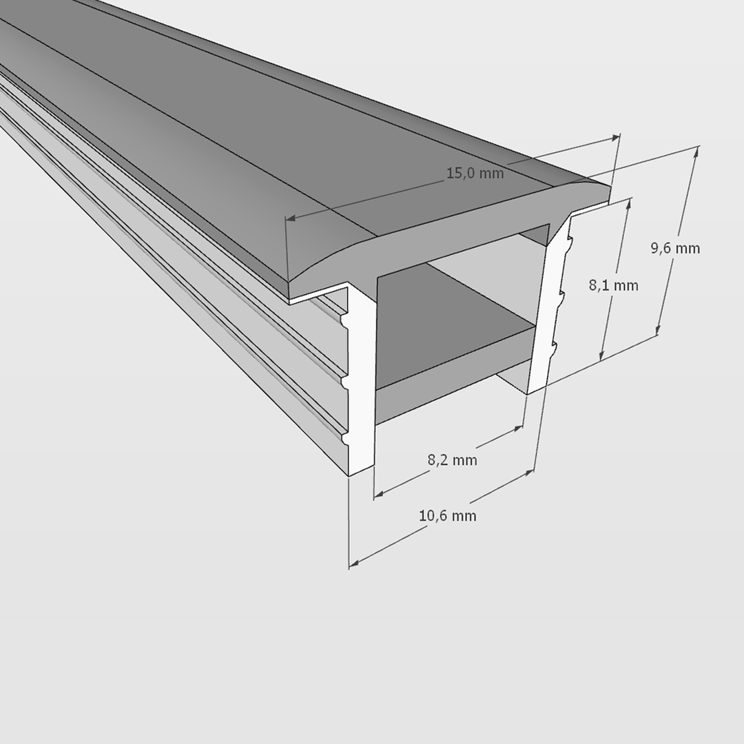 Cиликоновая оболочка встраиваемая T1010KB S40 (10*10mm, pcb 6mm)