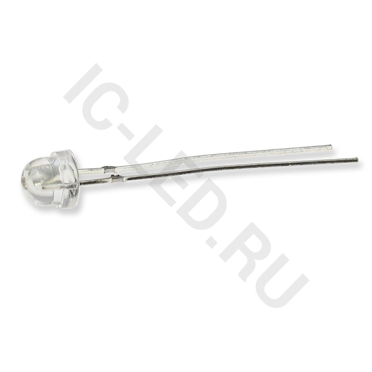 Светодиод ICL-4,8mm LE25 (blue, 600-900 mcd, 120deg., clear)
