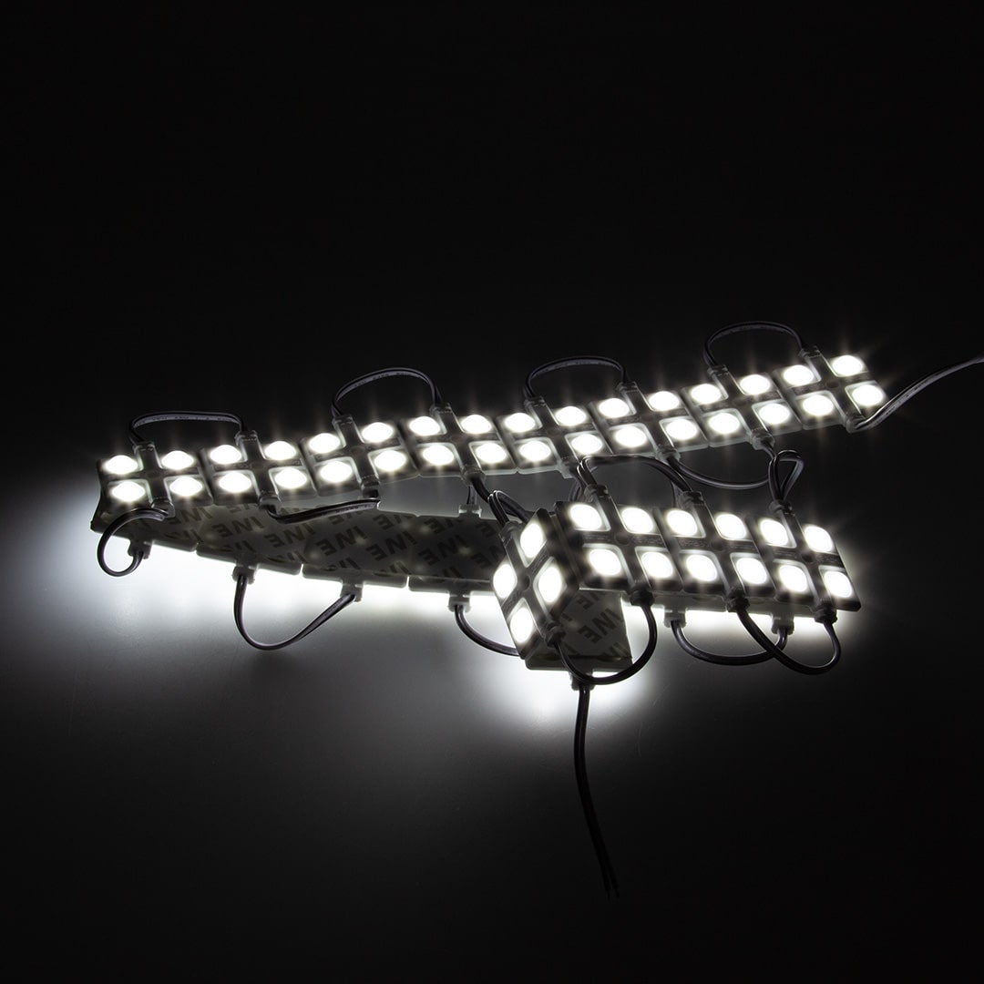 Светодиодный модуль 4led 2835 MOD59 (1.44W, 24VDC, white, 152°, led SAMSUNG)