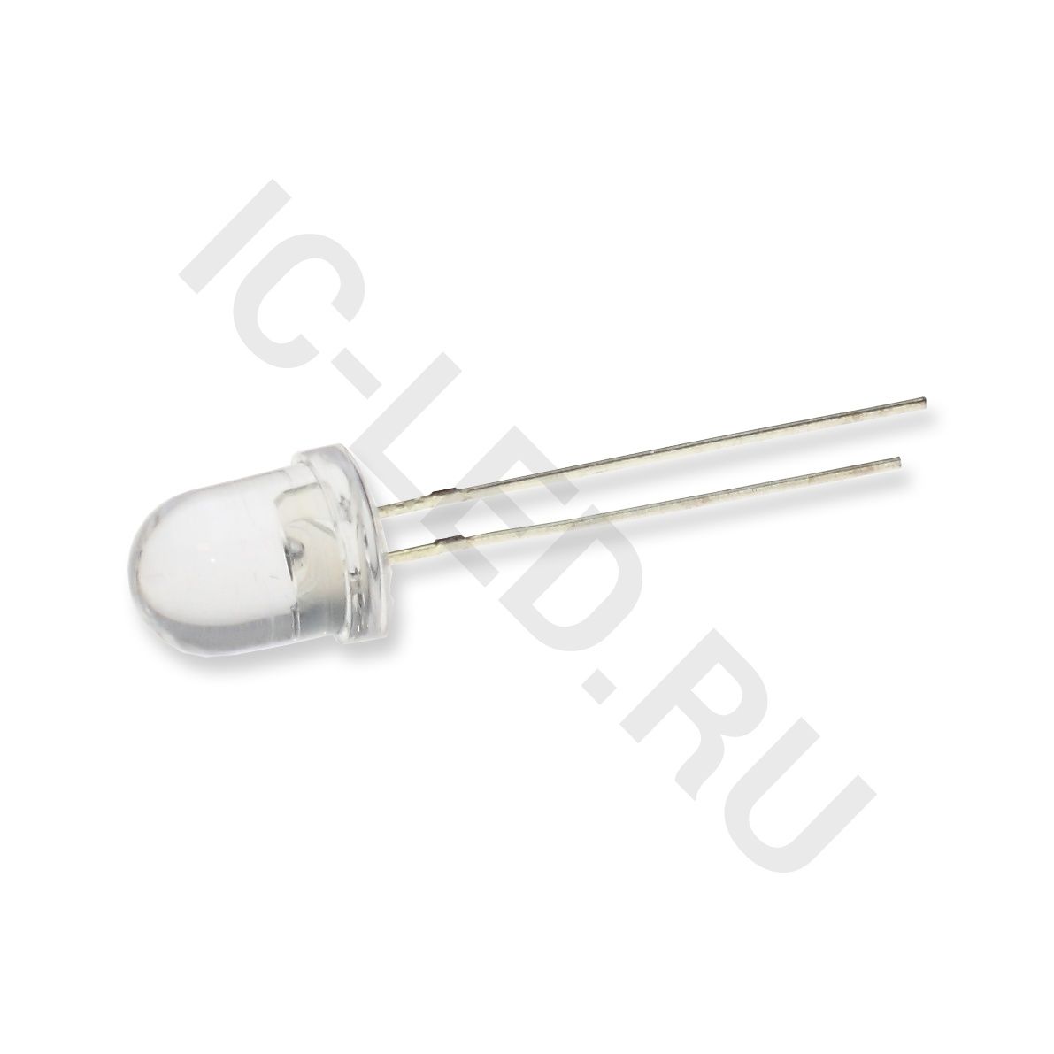 Светодиод ICL-8mm LE37 (yellow, 6000-8000 mcd, clear)