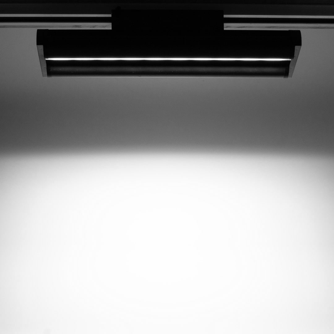 Светодиодный трековый светильник 2L JH-U7 PX2 (220VAC, 2x25W, white 6000K, 45-90°, черный)