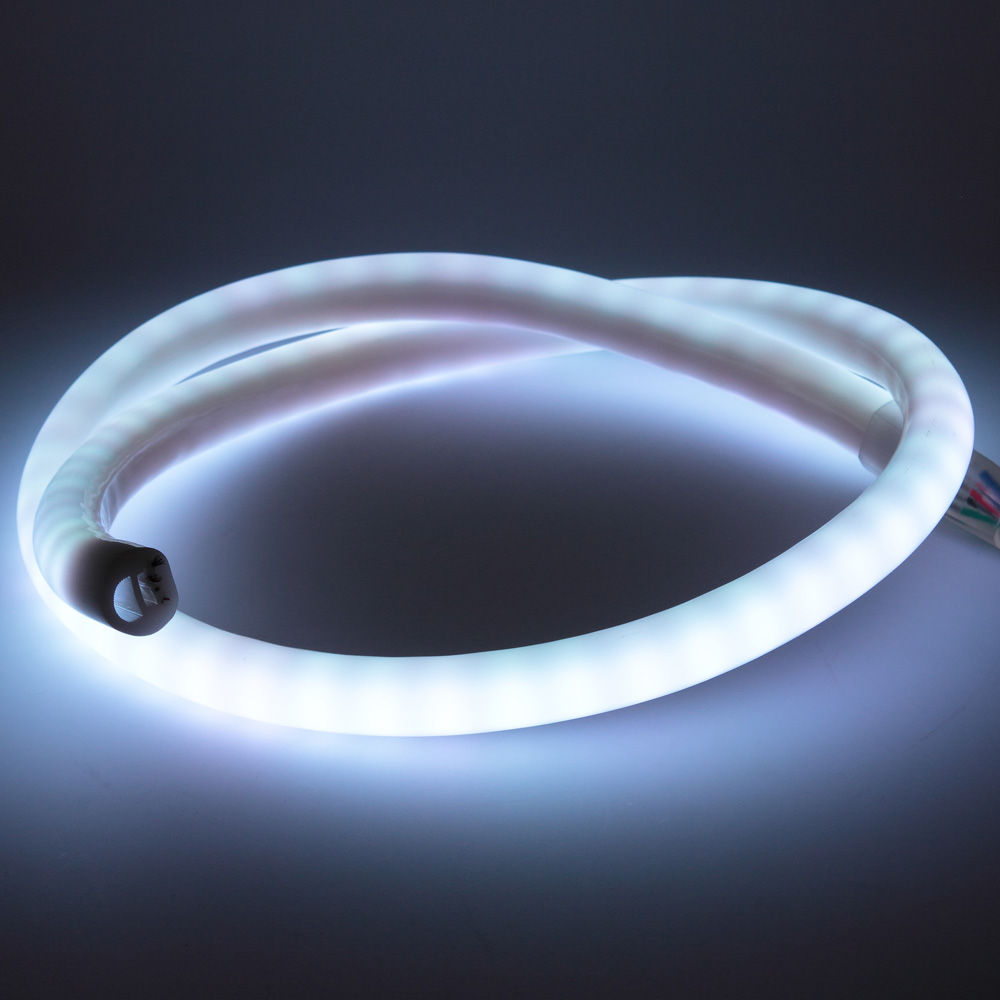 Светодиодный гибкий неон круглый 18 мм 220V RGB LN413 Светодиодный гибкий неон круглый 18 мм 220V RGB LN413