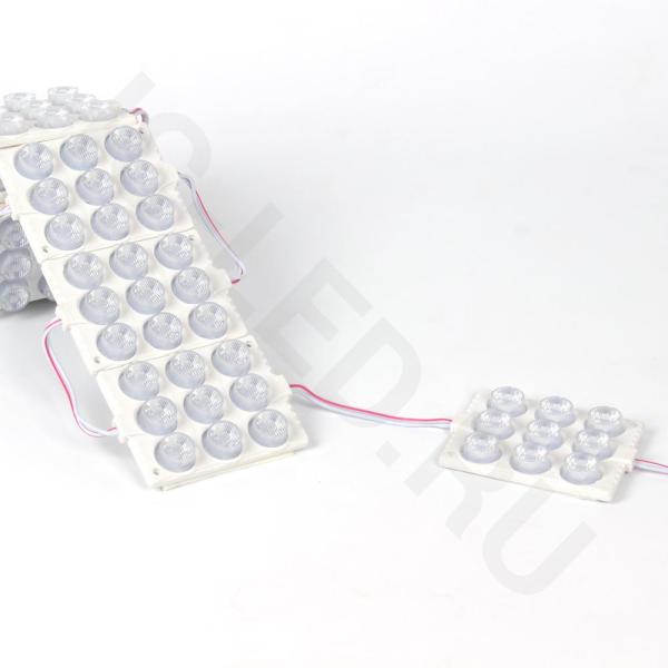 Светодиодный модуль 9 led 3030 MOD123 (12V, 5W, rgb, IP65) Светодиодный модуль 9 led 3030 MOD123 (12V, 5W, rgb, IP65)