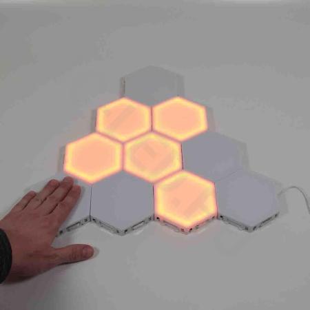 Светильник соты магнитные GOR8 (набор 10шт, 115мм, warm white)