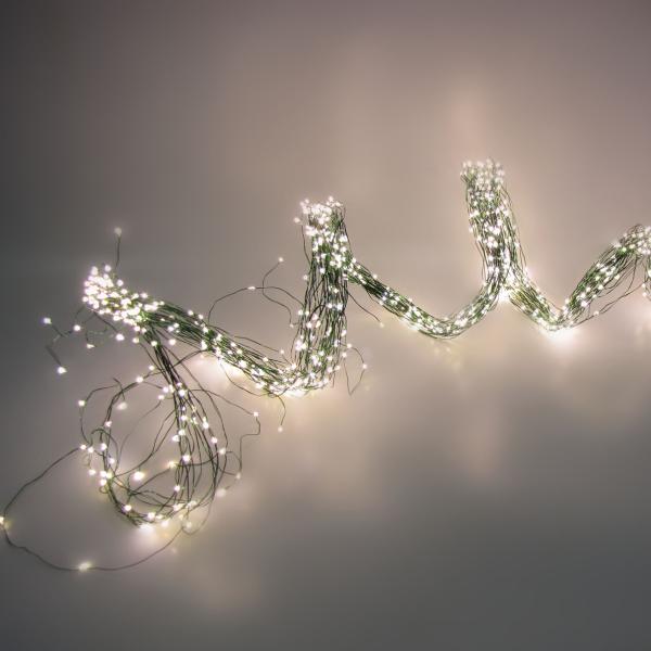 Светодиодная гирлянда Капелька" (350Led, Warm White)"