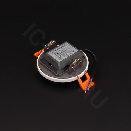 Светодиодный светильник MBD-101 MB1 (5W, round, warm white)