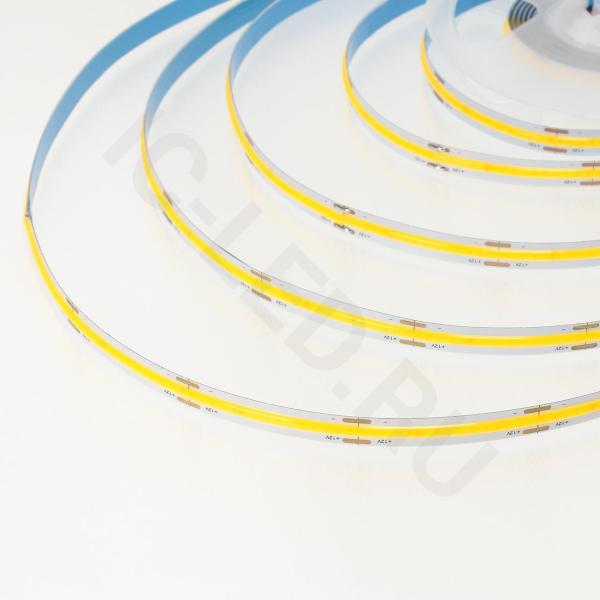 Светодиодная лента COB, 336 chip/m, warm white, 12V, IP20, A231