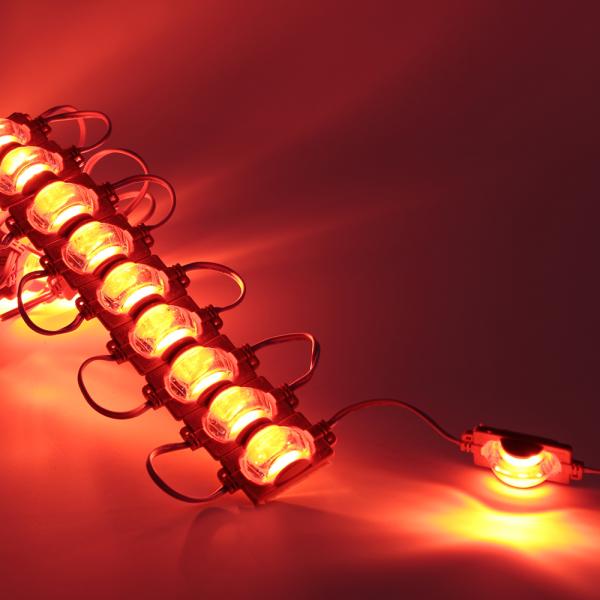 Светодиодный модуль 3 led 2835 MOD107 (12V, 1.5W, red, IP65) Светодиодный модуль 3 led 2835 MOD107 (12V, 1.5W, red, IP65)
