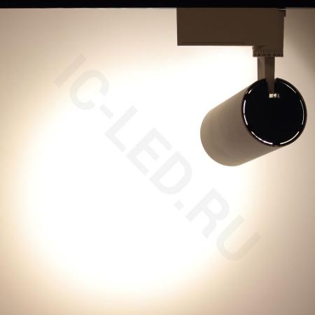 Светодиодный светильник трековый JH-GDD-A08-20W 2L PX88 (20W, 220V, day white)
