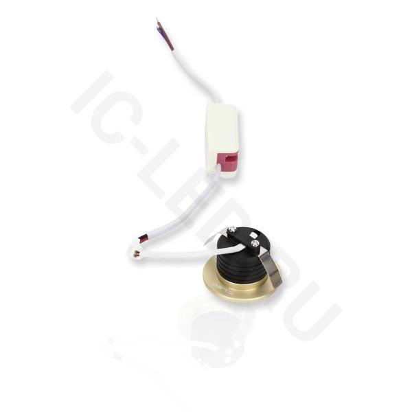 Светодиодный светильник Spotlight AR63 pearl nickel (3W, White)
