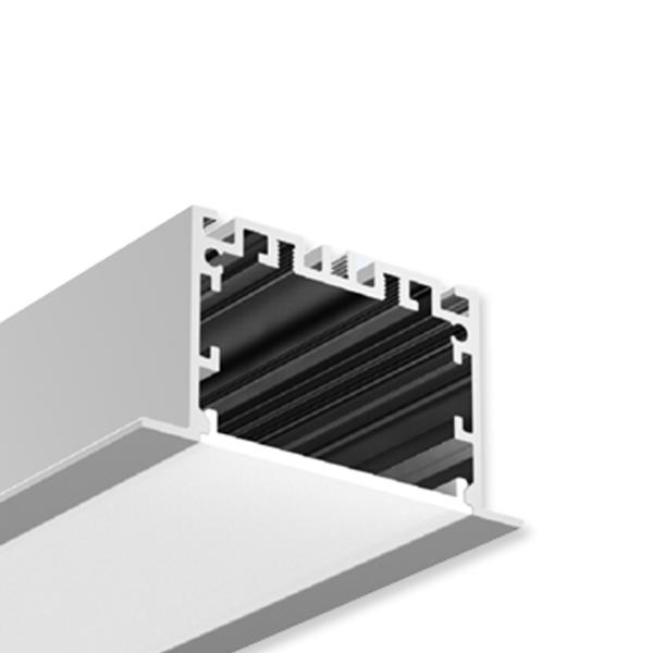 Алюминиевый профиль врезной CX-A045-R 270 (2500x65/50x35мм с рассеивателем)