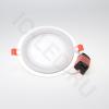Светодиодный светильник встраиваемый B2 (220V, 12W, day white, круглый D160mm, стеклянная рамка)