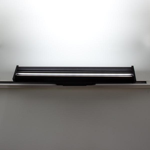 Светодиодный трековый светильник 2L JH-U6 PX303 (220VAC, 2x30W, white 6000K, 120°, черный)