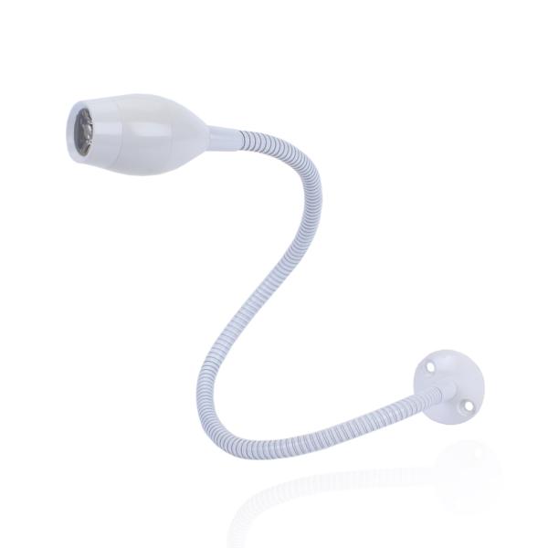 Светильник светодиодный прикроватный DH12 (220V, 3W, day white, белый корпус, без выключателя) Светильник светодиодный прикроватный DH12 (220V, 3W, day white, белый корпус, без выключателя)
