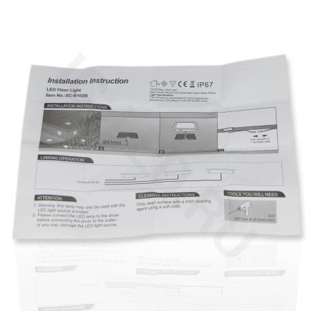 Светодиодный светильник точечный SST IP67 (0,6W, 12V, White).