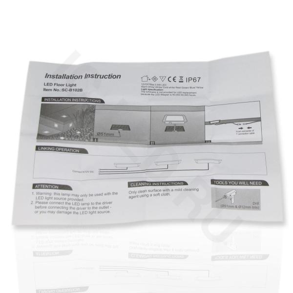 Светодиодный светильник точечный SST IP67 (0,6W, 12V, Warm White). Светодиодный светильник точечный SST IP67 (0,6W, 12V, Warm White).