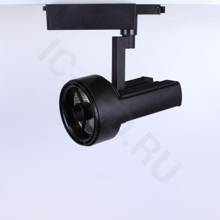 Светодиодный светильник трековый JH-GDD 2L PX66 (50W, 220V, black body, 30deg, warm white)