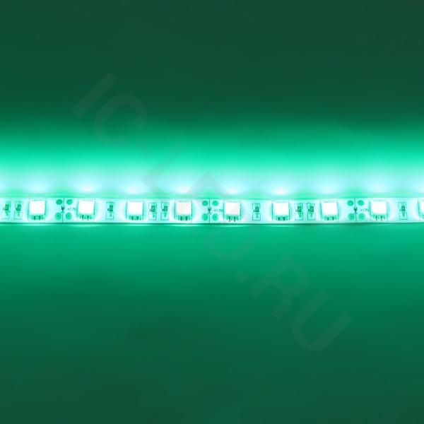 Светодиодная лента Standart PRO class, 5050, 60led/m, Green, 12V, IP65 