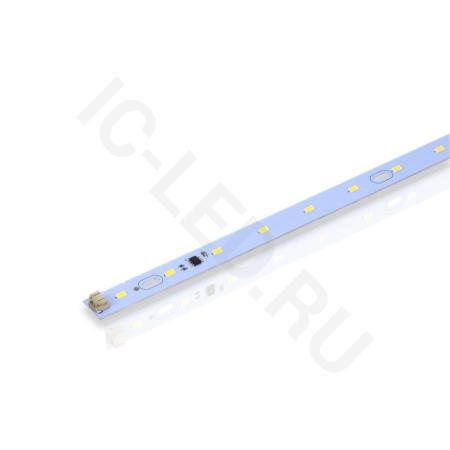светодиодная линейка 2835, 12 led, 220v, 5w, 350mm, d182, day white