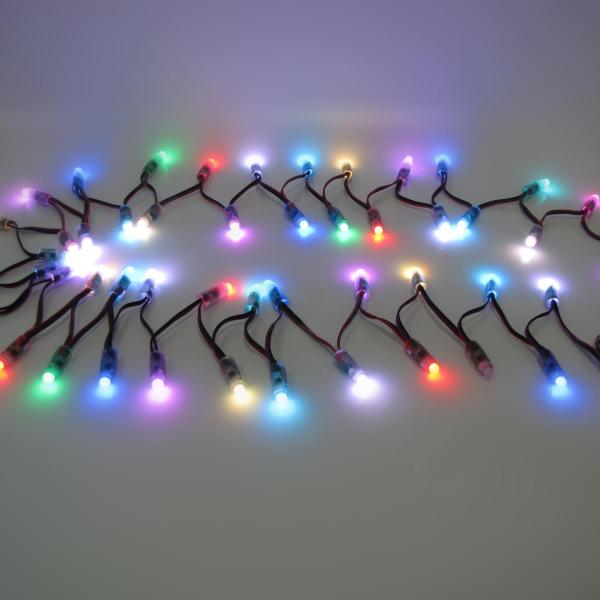 Светодиодный управляемый модуль SPI MS101 (5V RGB 12mm WS2811)