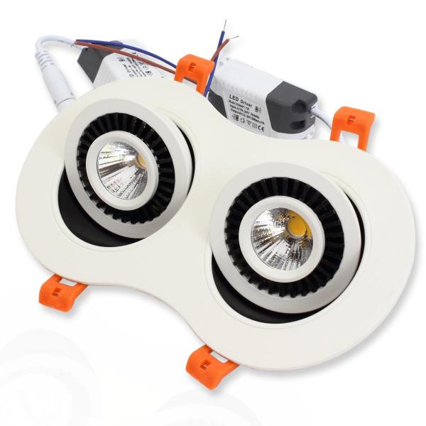 Светодиодный светильник JH-702В-2*7W B782 (14W, white) Светодиодный светильник JH-702В-2*7W B782 (14W, white)