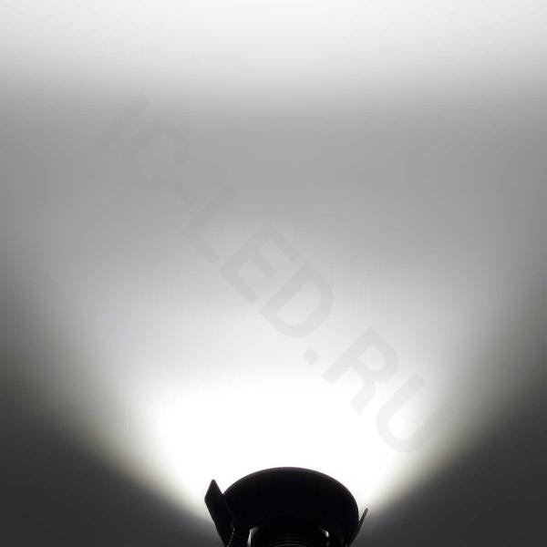 Светодиодный светильник встраиваемый 65 Series black housing BW202 (3W,220V,day white)