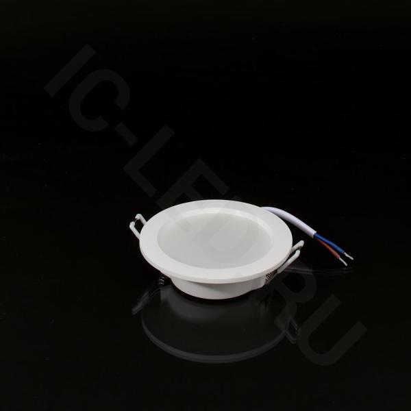 Светодиодный светильник  OM1 (220V, 4W, round D92mm, white)