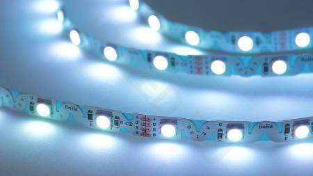 Светодиодная лента S-образная 5050, 48led/m, RGB, 12V, IP20, BA9 