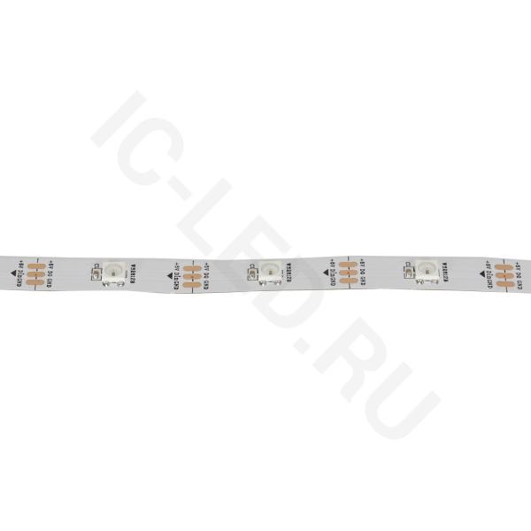 Светодиодная лента LUX class, 5050, 30 led/m, V70, RGB-SPI, WS2811A controlled, 5V, IP33 