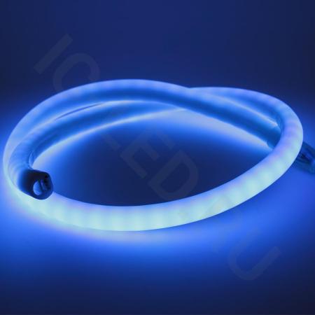светодиодный гибкий неон круглый 18 мм 220v rgb ln413