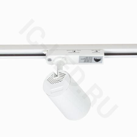 Светодиодный трековый светильник 2L VTB80 PX101(220VAC, 26-30W, 3000/4000/6500K, 36°, CRI>90, белый)