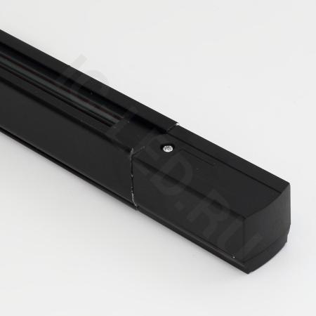 Трек для спотов 4L 1м 4X8 (''трехфазный'', 4 провода, черный)