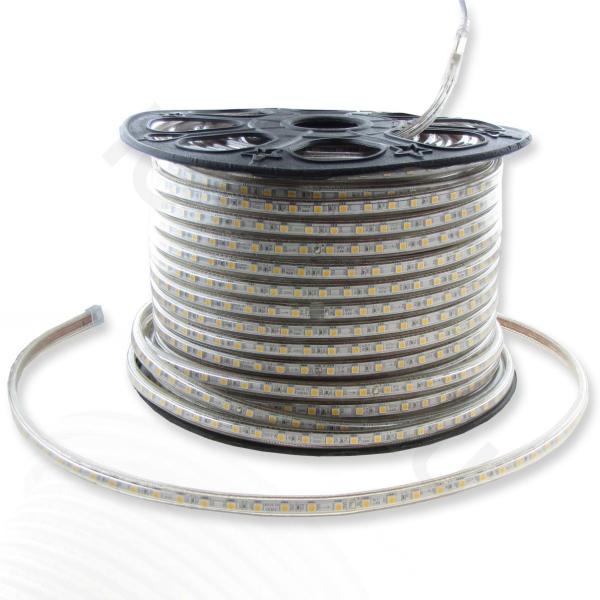 Светодиодная лента 220V 5050 60Led Warm White, 220WW, IP68 Светодиодная лента 220V 5050 60Led Warm White, 220WW, IP68