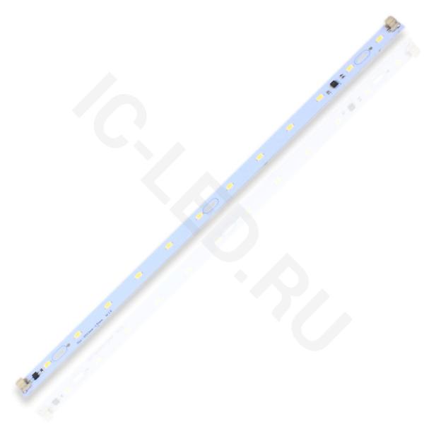 Светодиодная линейка 2835, 12 led, 220V, 5W, 350mm, D181, warm white