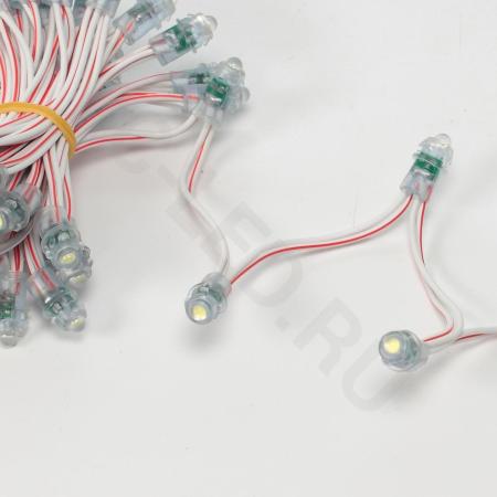 Светодиодный модуль пальчиковый MOD70 (12V, cool white, 9mm)