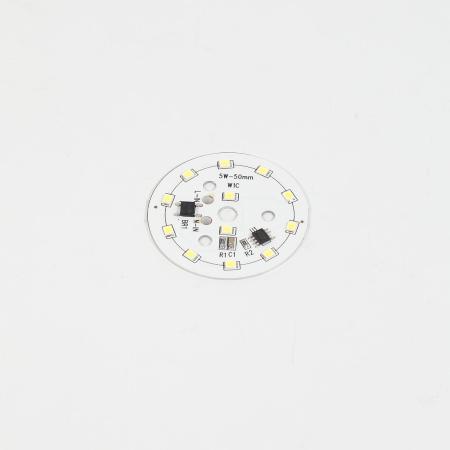 Светодиодная матрица 2835, 12 led, 220V, 5W, Ф50mm, D161, white