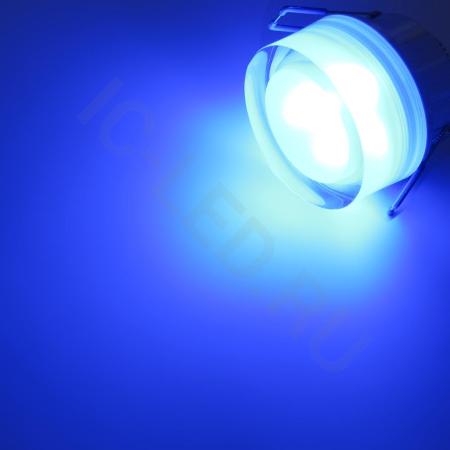 Светодиодный светильник точечный RW cree (3W, Blue)