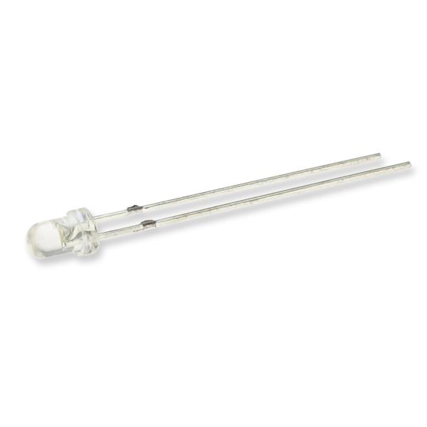 Светодиод ICL-3mm LE7 (white, 6000-8000 mcd, clear)