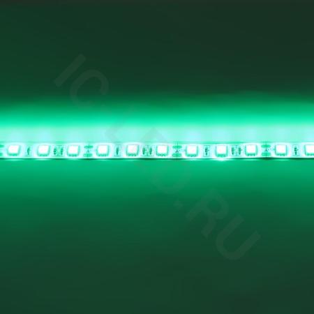 Светодиодная лента Standart class, 5050, 60led/m, Green, 12V, IP65 