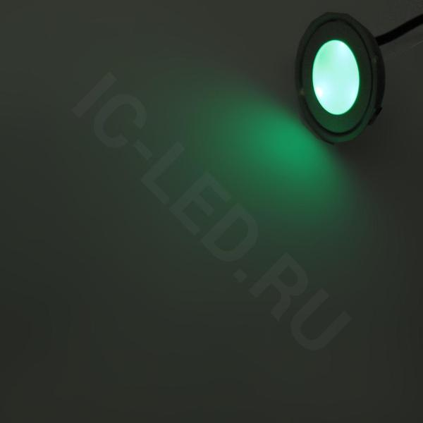 Светодиодный светильник точечный RST IP67 (0,7W, 12V, RGB). Светодиодный светильник точечный RST IP67 (0,7W, 12V, RGB).