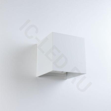 Светильник настенный светодиодный JH-BD-B08 DHL29 (220V, 2х3W, белый корпус, IP65, warm white)