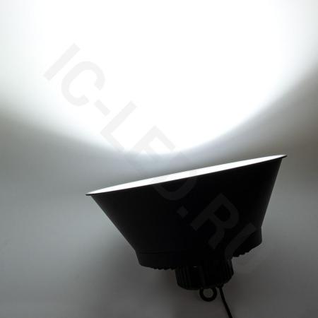 Светодиодный светильник-колокол JH-UFO 100W V221 (220VAC, 100W, white 6000K, черный)