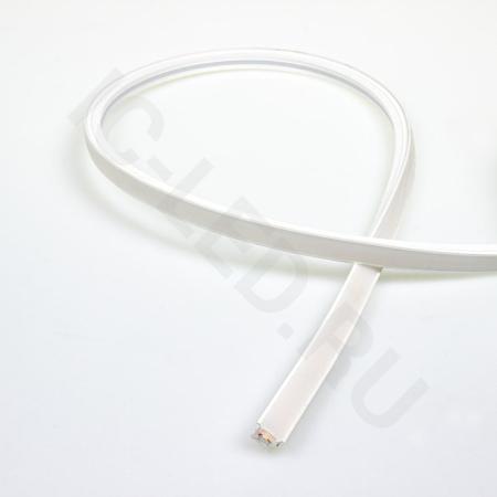 Силиконовая оболочка 14/10x10mm с LED лентой 24VDC, smd2121, 130led/m, 9.6W/m, white, IP67, S47