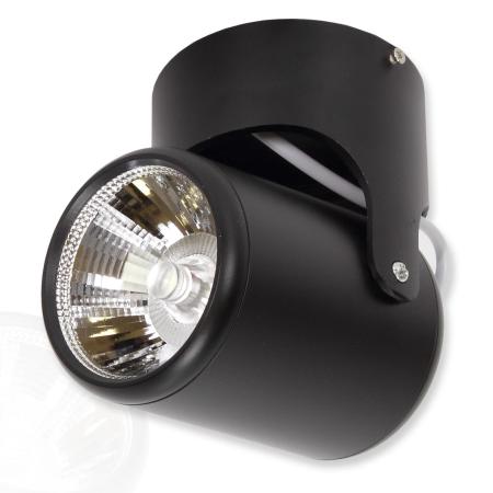 Накладной поворотный светодиодный светильник JH-BTH-05 Black (20W, 220V, Warm White)