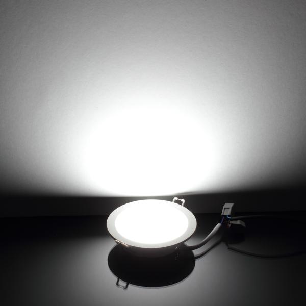 Светодиодный светильник  OM6 (220V, 6W, round D112mm, white)